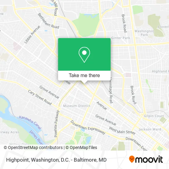 Highpoint map