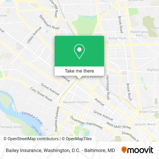 Bailey Insurance map