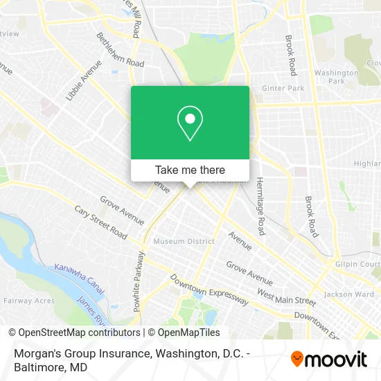 Morgan's Group Insurance map