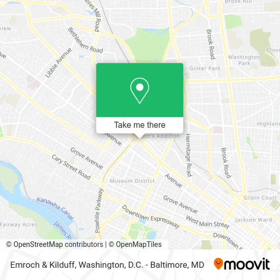 Emroch & Kilduff map