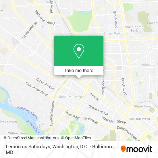 Lemon on Saturdays map