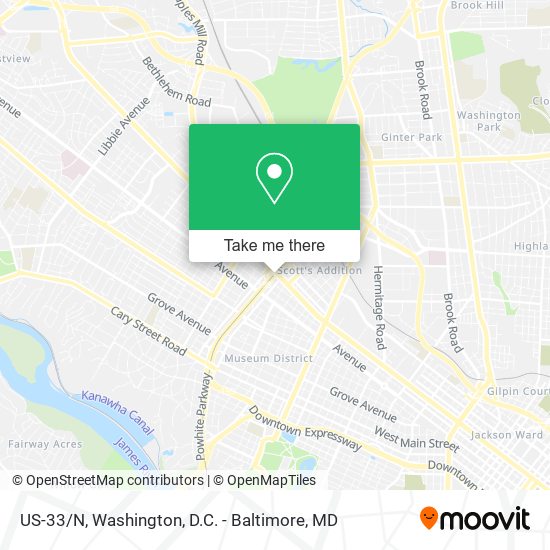 Mapa de US-33/N