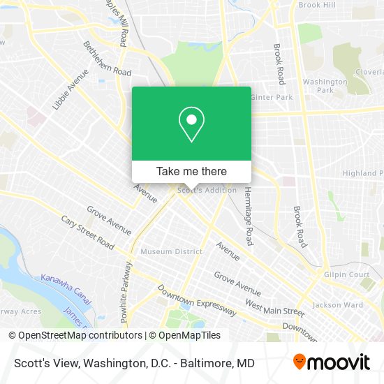 Scott's View map