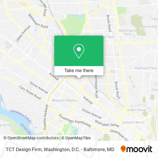 TCT Design Firm map