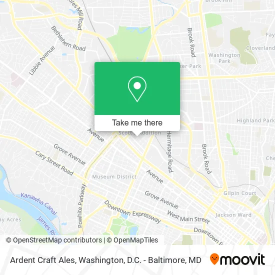 Ardent Craft Ales map