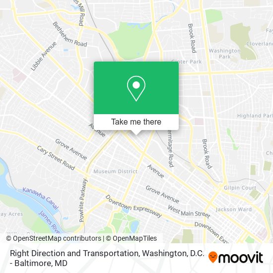 Right Direction and Transportation map