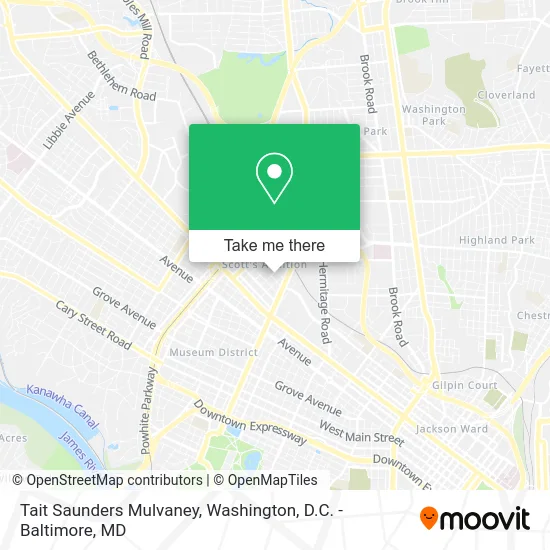 Tait Saunders Mulvaney map