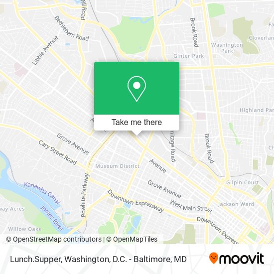 Lunch.Supper map