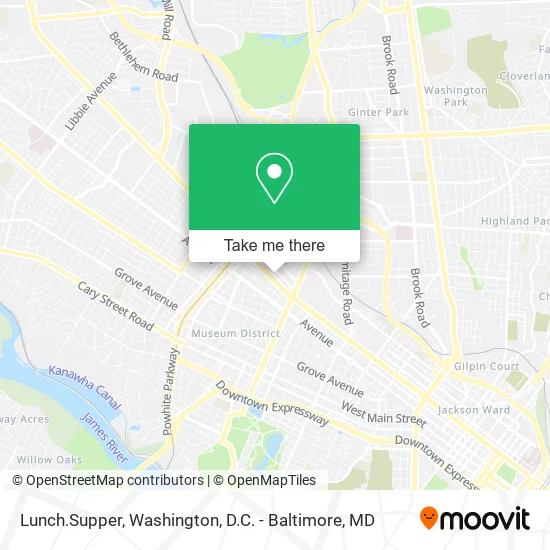 Lunch.Supper map