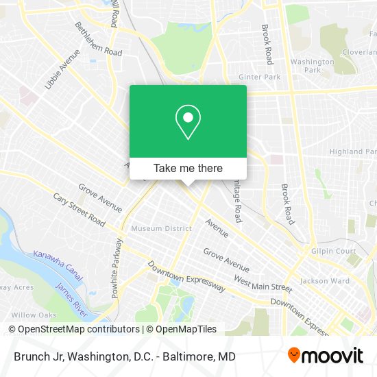 Brunch Jr map