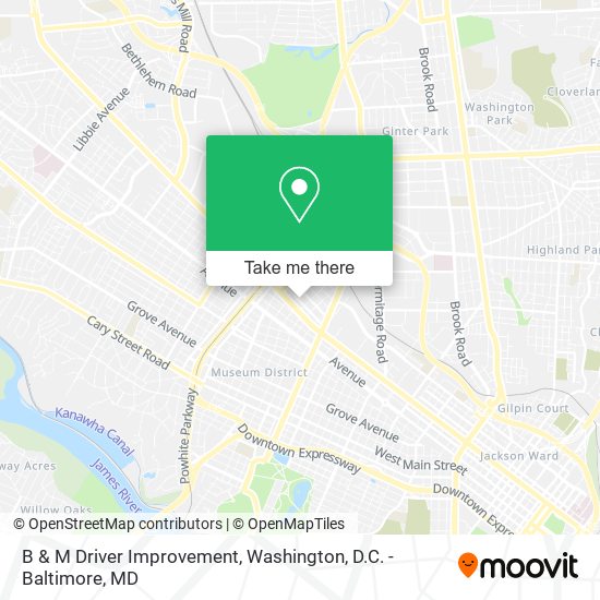 B & M Driver Improvement map