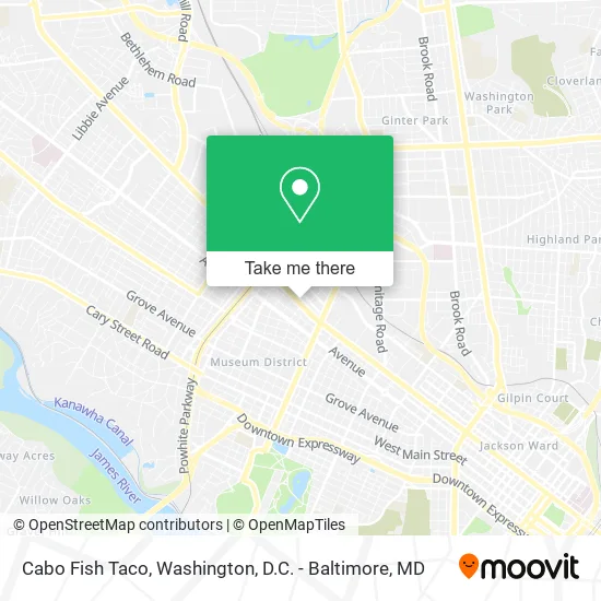 Cabo Fish Taco map