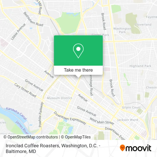 Ironclad Coffee Roasters map