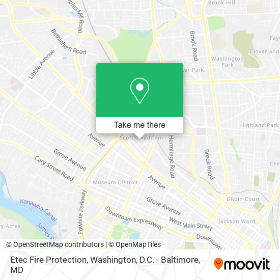 Etec Fire Protection map