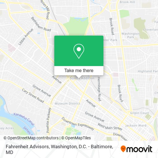 Mapa de Fahrenheit Advisors