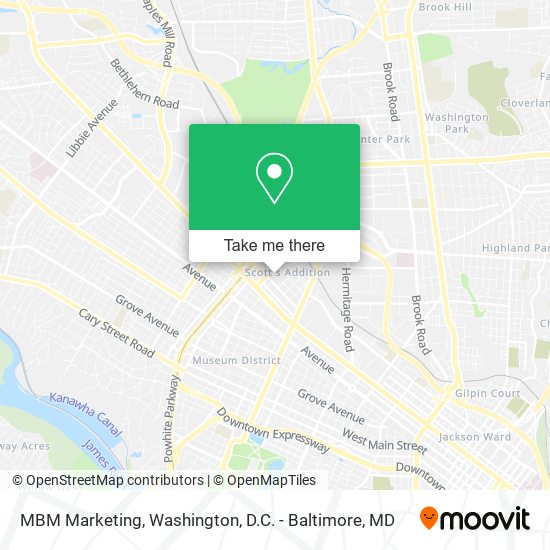 MBM Marketing map