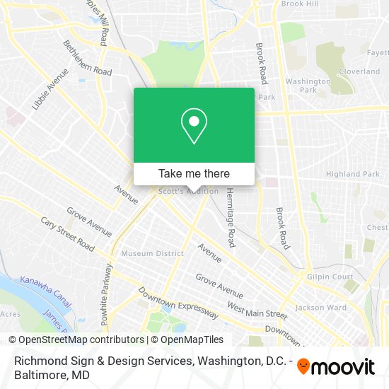 Richmond Sign & Design Services map