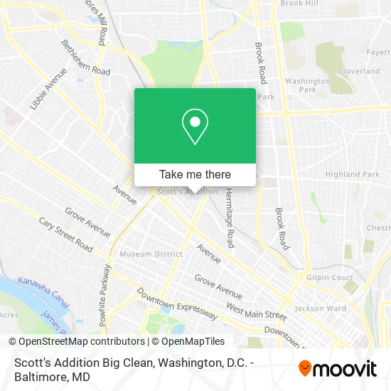 Scott's Addition Big Clean map