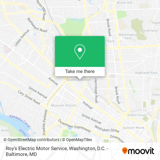 Roy's Electric Motor Service map