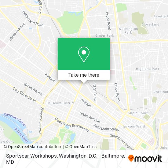 Sportscar Workshops map