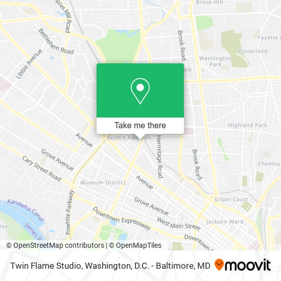 Twin Flame Studio map