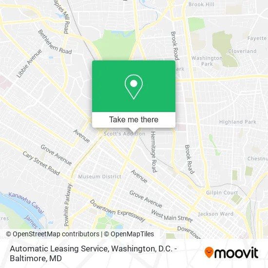 Automatic Leasing Service map