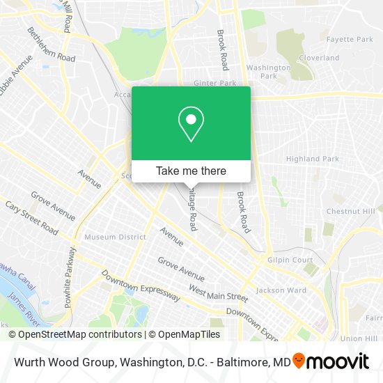 Wurth Wood Group map