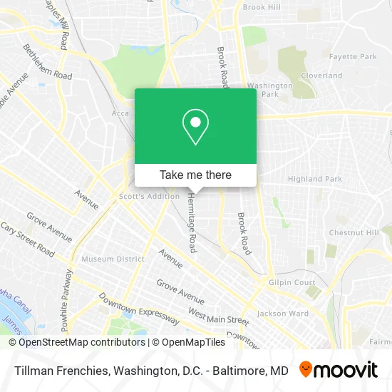 Tillman Frenchies map