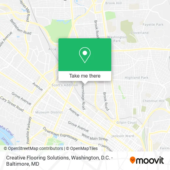 Creative Flooring Solutions map