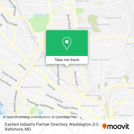 Eastern Industry Partner Directory map