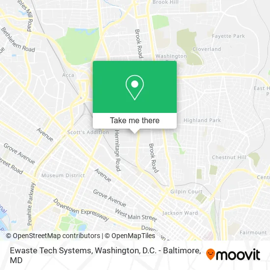 Ewaste Tech Systems map