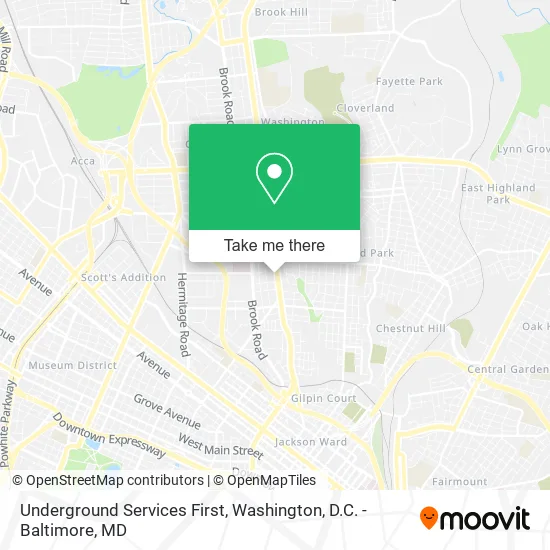 Underground Services First map