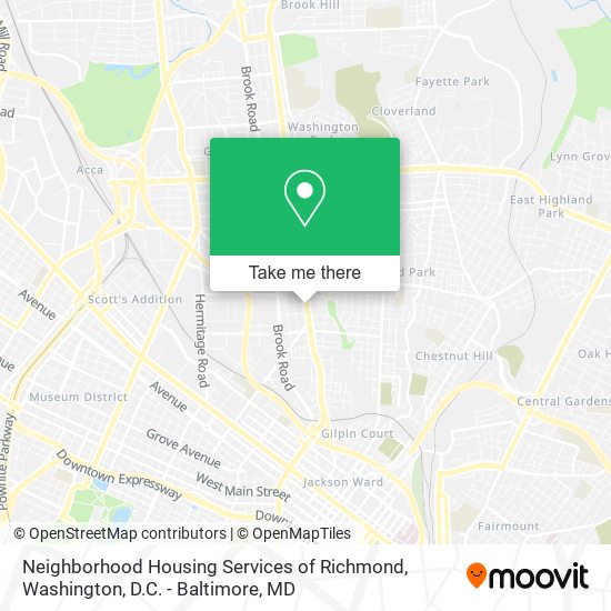 Neighborhood Housing Services of Richmond map