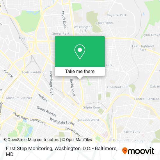 First Step Monitoring map