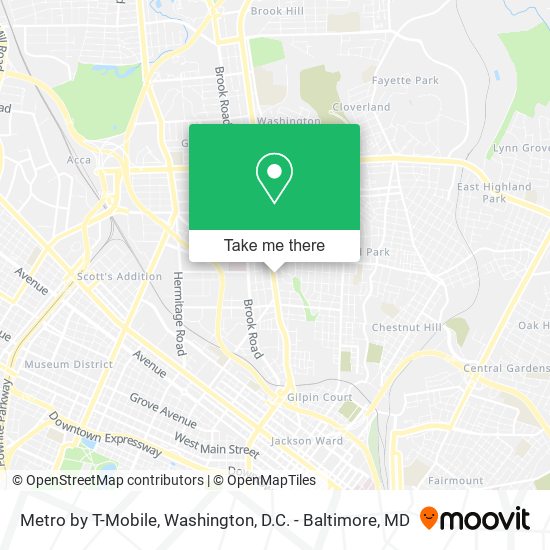 Metro by T-Mobile map