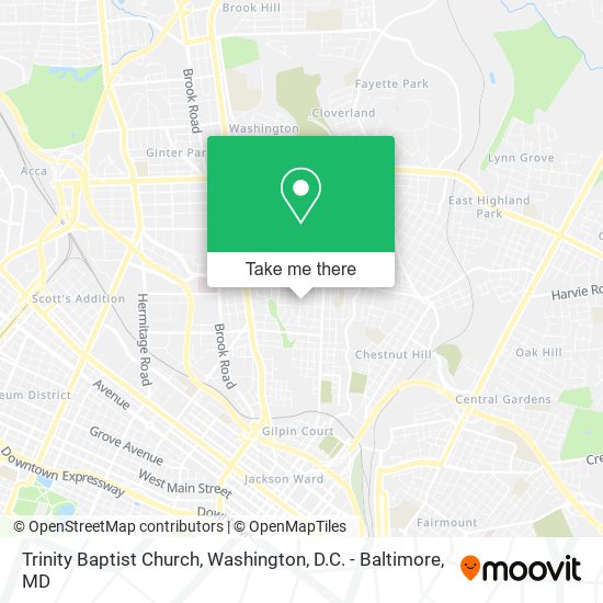 Mapa de Trinity Baptist Church