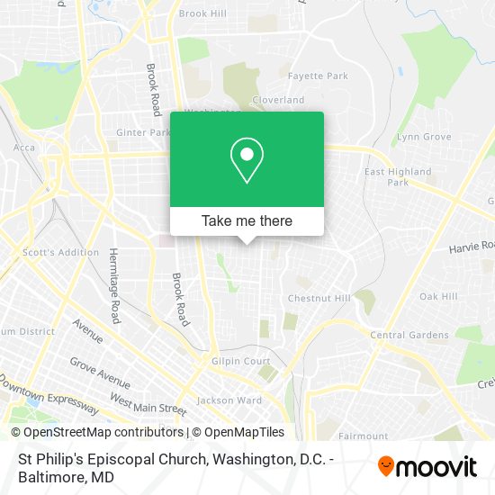 St Philip's Episcopal Church map