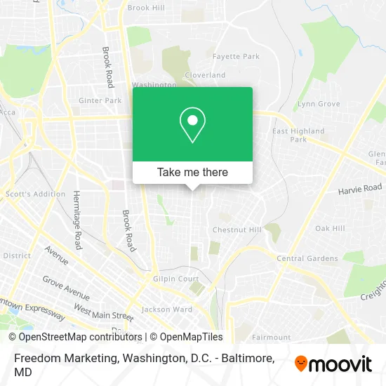 Freedom Marketing map