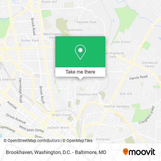 Brookhaven map