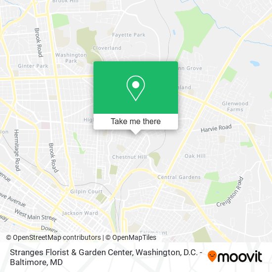 Mapa de Stranges Florist & Garden Center