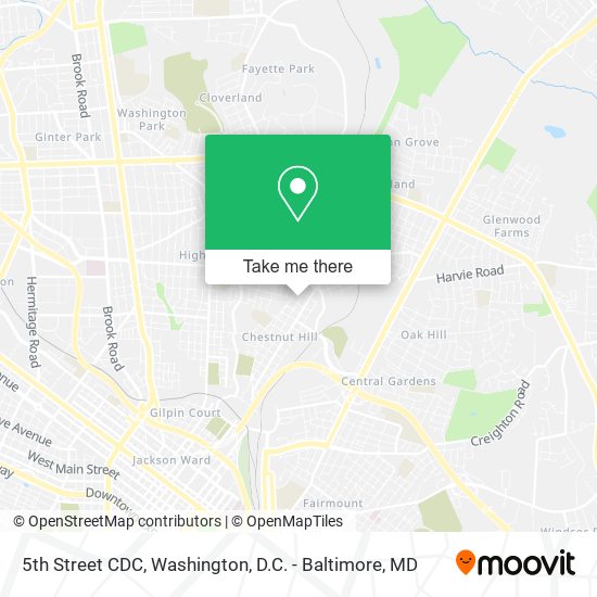 5th Street CDC map