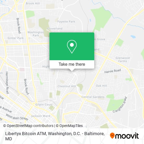 Libertyx Bitcoin ATM map