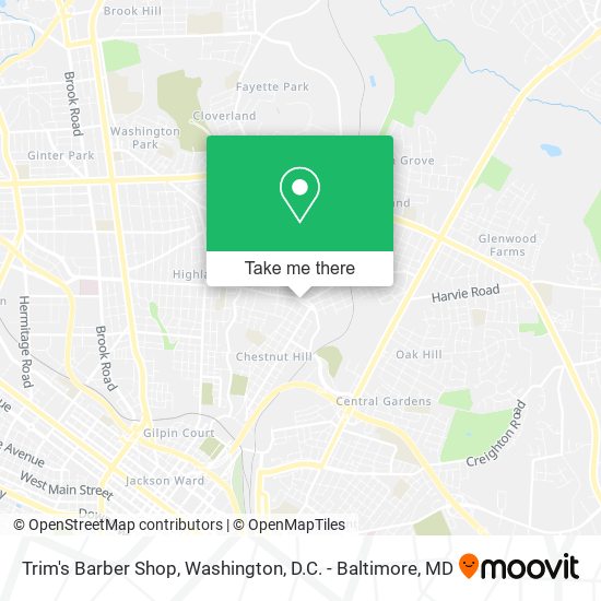 Trim's Barber Shop map