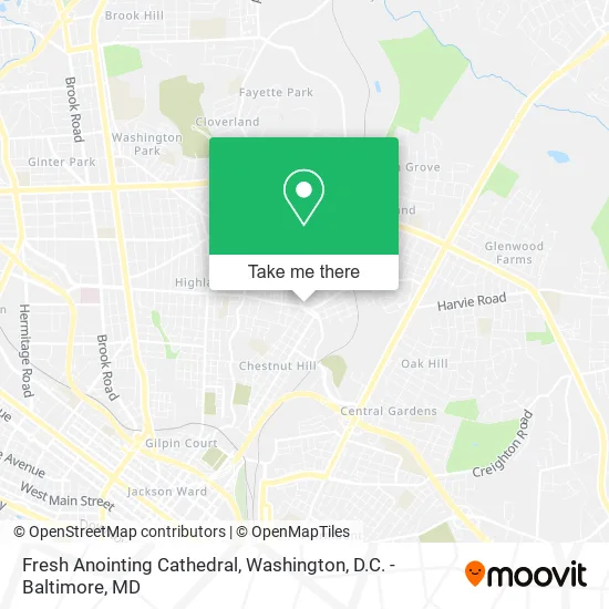 Mapa de Fresh Anointing Cathedral