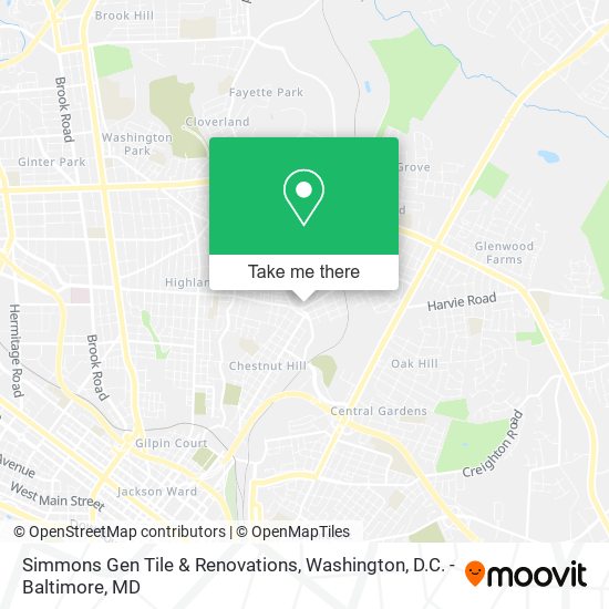 Simmons Gen Tile & Renovations map
