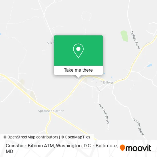 Coinstar - Bitcoin ATM map