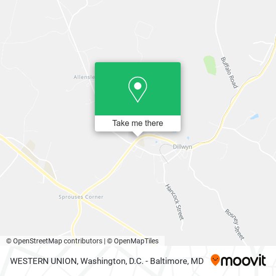 WESTERN UNION map