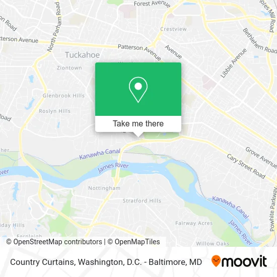 Country Curtains map