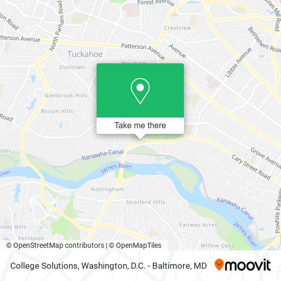 College Solutions map