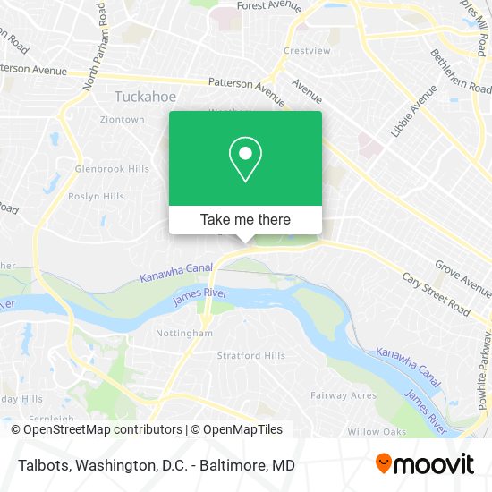 Talbots map